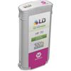 TONERPRO - Cartuccia Compatibile per le stampanti HP DesignJetZ2100 Z3100 Z3200 Z5200 Z5400 - Magenta - Fino a 130mL - Sostituisce HP C9453A 70