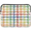 Ewusp Custodia protettiva per computer portatile a quadri colorati da 16 pollici, impermeabile, antiurto, borsa da trasporto per computer portatile, 40 x 30 x 2 cm