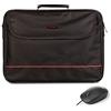 NGS MONRAY BUREAU KIT - Kit Valigetta Fino a 16 + Mouse Ottico 1000 dpi Via Cavo e Connessione USB, Nero