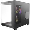 Antec CX800 ARGB Midi Tower Nero (ANTEC CX800 Mid Tower Gaming Case, Black, 270 Full-view tempered glass, 3 x 120mm ARGB reverse fans, 1x USB 2.0 / 1x USB 3.0, ATX, Micro ATX, ITX)