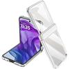 CoolMior Custodia trasparente pieghevole per Motorola Razr 60, magnetica, sottile, anti-ingiallimento, robusta copertura protettiva trasparente (argento, Razr 50Ultra)