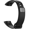 Qoekacy Cinturino Cinturino Cinturino nel Silicone per Band 2 PRO/Band 2 / ERS-B19 / ERS-B29 Accessori Cinturino Cinturino Nero