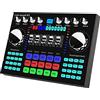 MARKELL K1 Live Sound Card Scheda Audio Bluetooth Portatile Professione Volume Audio Regolabile per La Registrazione di Musica