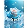 SGKITM Custodia per Kindle 2019 10 a Generazione Flip Cover PU Pelle Silicone Case Magnetico Auto Svegliati/Sonno Anti Caduta Copertina Neve Barca Luce Solare Fiore Rosa Modello Kindle 10° Gen 2019 (3)
