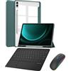 Generic Custodia Con Tastiera Per Samsung Galaxy Tab S10 lite 2025 / S10 Fe 10,9 Pollici 2025 / s9fe / s9 10,9 2023, Custodia Sottile Con Tastiera Bluetooth E Supporto Per S Pen