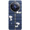 LA CASA DE LAS CARCASAS Custodia compatibile con Realme 12 Pro Plus 5G ufficiale di Peanuts Snoopy a righe per proteggere il tuo cellulare. Cover in silicone trasparente flessibile con licenza ufficiale di Snoopy