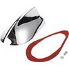 Partuto Copertura Antenna Squalo Argento 1 Pz Per Auto SUV ABS Universale | Colore Cromo Argento Materiale Abs Dimensioni 15X8.4X6.6Cm Per Camion Fuoristrada Installazione Facile Con Base Adesiva