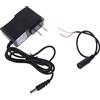 HYROOY Alimentazione da 100-240 V a 1,5 V 1 A con cavo a 2 pin LR3 LR6 LR14 LR20 batteria di ricambio 1 batteria AA da 1,5 V in plastica nera spina USA