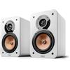 Teufel Ultima 20 - Diffusori da scaffale HiFi, compatti e potenti, Phase-Plug, suono e bassi precisi, sistema a 2 vie, struttura bass reflex - Bianco