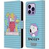 Head Case Designs Licenza Ufficiale Peanuts Casa dei Sogni Snoopy Sogni Deco Custodia Portafoglio in Pelle Compatibile con Apple iPhone 14 PRO Max
