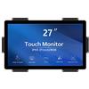 GreenTouch 27 pollici 10 punti PCAP Open Frame Touch Screen LCD Monitor Display HDMI+VGA+DVI 1920x1080 Nero