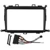 ERUEUBGRM Cornice per fascia radio Per Kia Per Carens 2013 2014-2018 Radio Faccia Telaio Cruscotto Kit Stereo GPS Android Lettore Installazione Pannello Fascia Trim Piastra(Telaio-cavo)