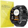Blueshaweu 6 Pezzi Pellicola Compatibile per ‎HIDAMEL M3E 1,96 SmartWatch,Pellicola Protettiva Compatibile per HIDAMEL M3E 1,96,Sensibile al Tatto, Senza Bolle,HD TPU Film (TPU)
