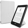 Huanghua Custodia per Kindle Paperwhite da 6 pollici (5a/6a/7a generazione (2012/2013/2015, sottile custodia intelligente in pelle PU con supporto pieghevole e funzione sleep/wake automatica (bianco, Kindle