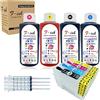 F-INK Inchiostro ricaricabile 29XL e 4 flaconi da 100 ml, compatibile con stampanti Expression Home XP-255 XP-257 XP-352 XP-355 XP-452 XP-455 XP-235 XP-245 XP-332 XP-335 XP-432 XP-435 XP-247 XP-442 XP-342