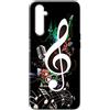 Mixroom - Cover Custodia Back case In TPU Silicone Morbida Per Samsung Galaxy A34 5G Fantasia Chiave di violino N786