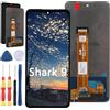Yuxyiony Nuovo Schermo di Ricambio Per Blackview Shark 9 Display LCD Riparazione Dello Schermo e Strumento di Ricambio Accessori