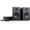 Teufel KOMBO 11, Mini Impianto Stereo con Bluetooth, Radio DAB+/FM, CD, Ingresso Audio, Porta USB, Altoparlanti Bass Reflex, per Streaming Musicale, Nero