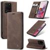 WenBaby CaseMe Cover per Samsung Galaxy M80S/S10 lite/A91, Magnetica Cover a Libro con Slot per Schede, Custodia in PU Pelle Portafoglio per Samsung Galaxy M80S/S10 lite/A91, Marrone Scuro