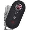 mt key Key Soft Case Cover protettiva per auto nero per Fiat Ducato 500 Punto Peugeot Boxer Citroen Jumper