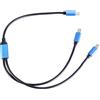 Wilgure Cavo Splitter A Doppio Tipo C USB C per Tipo C Estensione per Ricarica Due Dispositivi Contemporaneamente con 1 Porta Dati