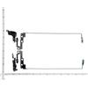 QFFOZSW Copertura Posteriore/Cornice/Cerniere LCD per Laptop per Lenovo V330-15/-15IKB/-15IGM/-15ISK V130-15/-15IKB/-15IGM V320-15/-15IKB 5-15IKB E53-80 Facile da sostituire(Hinges)