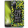 Head Case Designs Forget Mondays Pop Trend Custodia Cover Dura per Parte Posteriore Compatibile con Samsung Galaxy S20 Fe / 5G