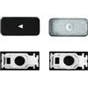 CTBDZ Ricambio per chiave + cerniera per tastiera sinistra freccia per MacBook Pro 13, 16 A2141, A2442, A2485, A2251, A2289, A2338 2019-2021, per MacBook Air 13 A2179 A2337 Keycap with hinge
