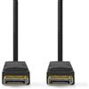 Nedis CCGB37014BK10 - Cavo DisplayPort maschio | 8K@60Hz | nichelato | 1,0 m | rotondo | PVC | nero | scatola