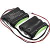 HUBATS Batteria 7.2v 1500mAh 10.80wh 98100095 per Beghelli 415391001 Luce di Emergenza