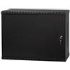 Stalflex Armadio di rete TVCC DVR 19 Pollici 3U 180mm - Realizzato in Acciaio - Armadio rack per TVCC e DVR - Computer & Server Racks