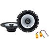 IPNOSIS ABSOLUTE PRESSURE SOUND Kit 2 Casse Coassiali ALPINE SXE-1725 Anteriori compatibili con Fiat Punto 188 2 Serie dal 1999 al 2005 + 2 Connettori