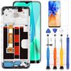 LADYSON Schermo LCD per Oppo A9 (2020) / A11X / A11 CPH1937 CPH1939 CPH1941 PCHM10 PCHT10 Schermo LCD Display Touch Screen Assemblea Sostituzione di Vetro Digitalizzatore con Strumenti(Nero Cornice)