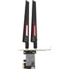 XUMIUZIY Scheda di Rete Wireless di Gioco, PCIIEX1 Ricezione del Segnale Migliorato Connessione Stabile 1435AC 4.1 Plug and Play Wifi Wireless Adapter per 7 8 10 (Antenna da 10 dB)