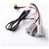 NMJHEVX 1 adattatore USB per caricabatteria da auto da 12 V/24 V, doppia porta USB QC3.0, adattatore di alimentazione per Ford -Focus MK2 2005-2009 e Transit 2006-2013 per Focus 2 2004-2010 MK2