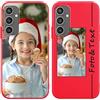 Yoedge Custom Cover Personalizzata Custodia per Samsung Galaxy S22 5G 6,1 con Foto Testi Disegni, TPU Silicone Personalizza Case con Immagine, Antiurto Personalizzabili Case per Samsung S22 5G, Rosso