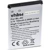 vhbw Batteria Li-ION per NOKIA 2220 Slide, 2220s, 2690, 3500 Classic sostituisce Nokia BL-4C