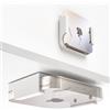 Mobilefox Supporto da parete per Mac Mini, colore: bianco