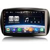 erisin 9 pollici Autoradio Android 14 Doppio Din per Mercedes Benz Smart 453 Fortwo 4+64GB GPS Navigatore Wirelss Carplay Android Auto DSP Bluetooth WiFi DAB+ TPMS SWC A2DP Radio