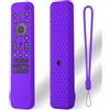 Generic Custodia protettiva in silicone per telecomando Sony RMF-TX810U/RMF-TX811U/RMF-TX910U, antiurto, antiscivolo, con cordino (viola)