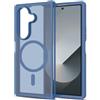 GIOPUEY Cover Magnetica per Samsung Galaxy Z Fold 7， Compatibile con MagSafe， PC+TPU Finitura Antiurto Protettiva Cellulare Custodia - Navy Blue