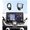 MaserWeller Supporto per telefono da auto per Toyota RAV4 2019 2020 2021 2022 2023 2024 2025 Accessori, supporto per telefono girevole a 360° compatibile con MagSafe, il supporto per cellulare non