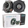 GK SOUND KIT SET PER FOCAL UNIVERSAL ICU 130 ICU130 2 altoparlanti coassiali 2 vie da 13 cm 130 mm 5 di diametro da 60 watt rms 120 watt max 4 ohm 91,8 db spl, a coppia