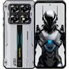 OBA OUKITEL WP60 Smartphone Rugged 5G, Display 7.2 HD+, Batteria 10000mAh, Fotocamera 108MP, Visione Notturna, Gorilla Glass 5, IP68/IP69K, RAM 16GB+32GB,SILVER