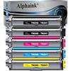 alphaink 5 Toner compatibili con TN241 TN245 per Brother HL-3140CW HL-3150CDW HL-3170CDW MFC-9140CDN MFC-9340CDW MFC-9330CDW DCP-9020CDW (2Neri 1Giallo 1Magenta 1Ciano)
