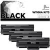 Betaink Kit da3 Toner CompatibiIi (CON CHIP) con HP 106A W1106A per Laser 107a 107r 107w per MFP 135a 135r 135w 135wg 137fnw 137fwg Compatibili (3 Toner Neri)