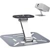 VIQIHEOE Supporto per Proiettore Desktop, Supporto Proiettore Mini Desktop, Multifunzionale Porta Proiettore con Interfaccia a Vite da 1/4, Argenteo Mini Regolabile Projective Staffa, Multiangolo