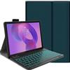 FKQLH Tastiera Custodia per Lenovo Tab Idea 11 Tablet 11'' TB336ZU/TB336FU 2025, Italiana Layout Tastiera Retroilluminata Rimovibile Magnetic Wireless Bluetooth Cover con Supporto, Verde