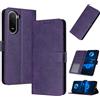 PanXCase Cover Libro per Xiaomi Redmi A7 Pro/Poco C81 / Poco C81 Pro - Custodia PU Pelle Wallet, Supporto, 3 Porta Carte, Magnetica Antiurto Case (Viola)