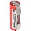 AccuCell IMR 14430 - Batteria agli ioni di litio da 600 mAh, 3,7 V, 3,7 V, con bandiera a U, dimensioni: 42,63 x 14,4 mm